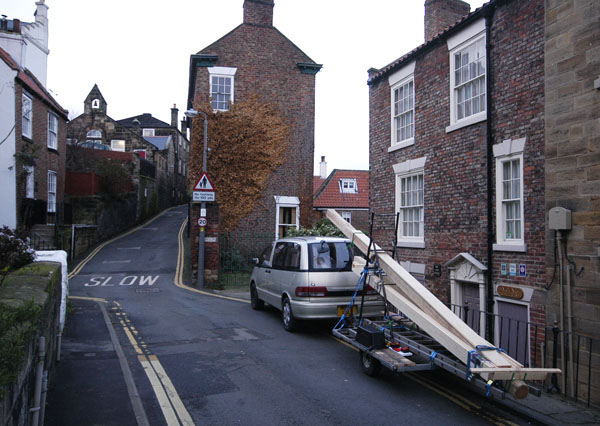 load and uload near wynd cottage on Cliff Street