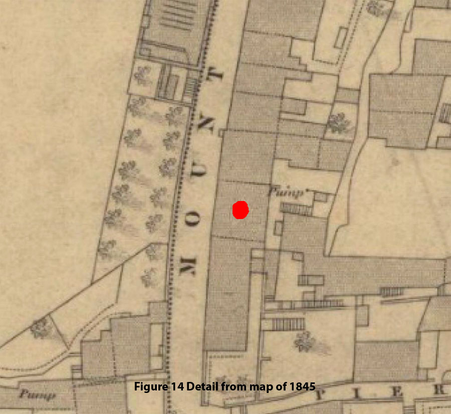 Figure 14 Detail from whitby map of 1845 (Picture Source: Andy Bell)