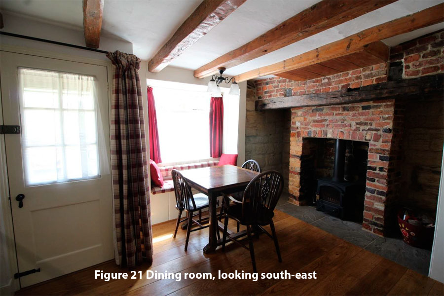 Figure 21 Dining room, looking south-east