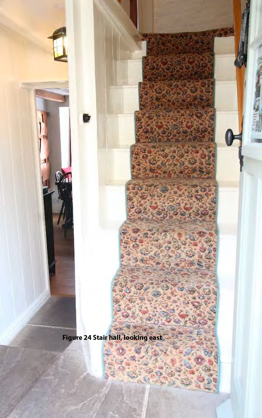 Figure 24 Stair hall, looking east