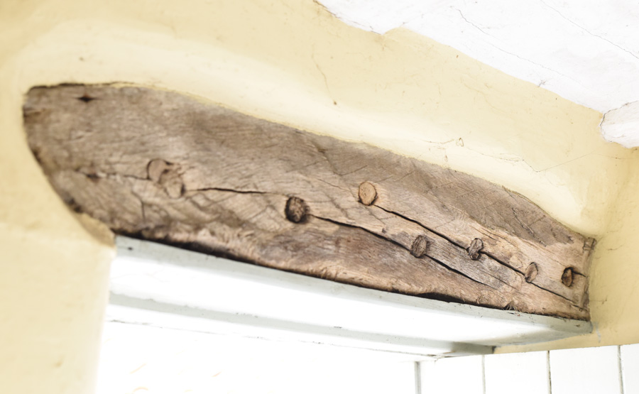 part of futtock used as a lintle